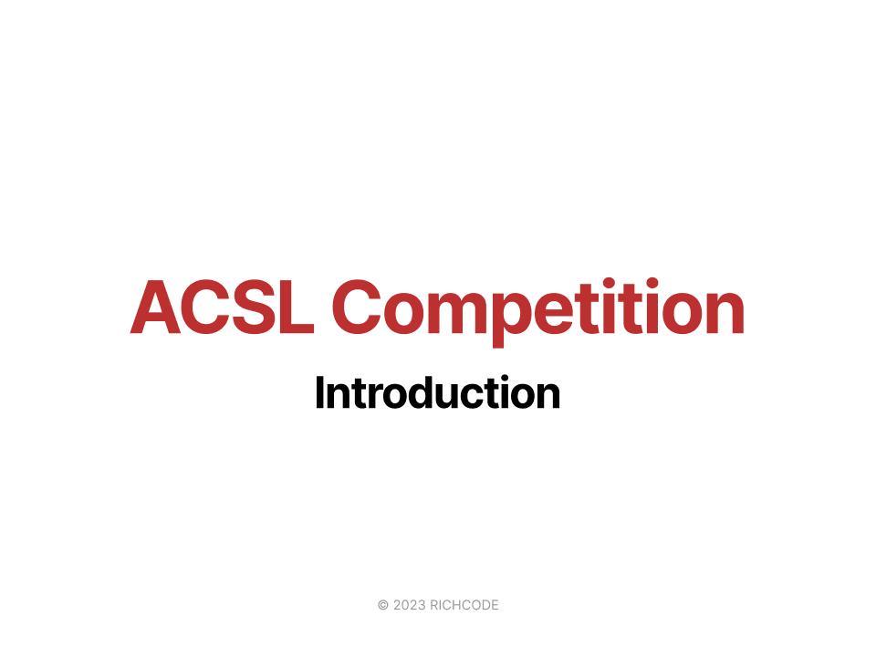ACSL Introduction